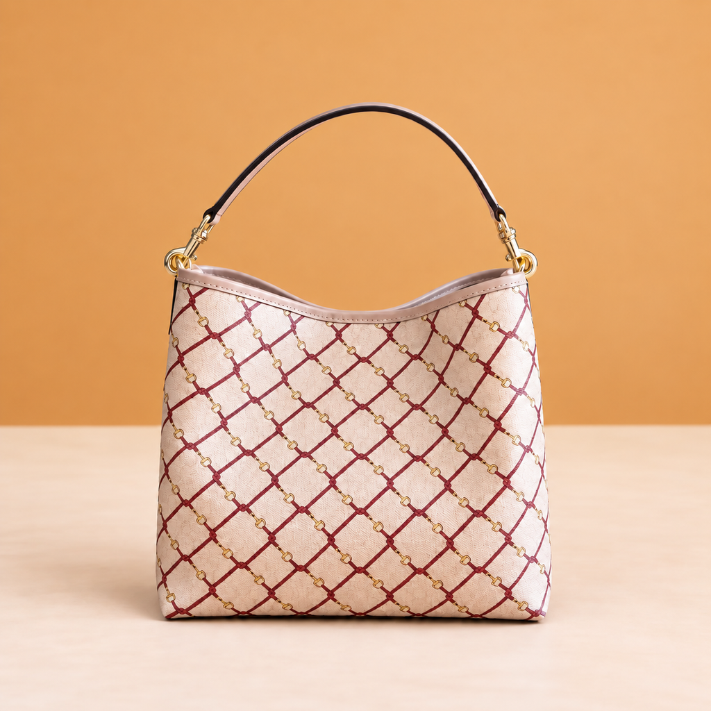Premium Pink Bucket Bag with Box Dust Bag - 1251
