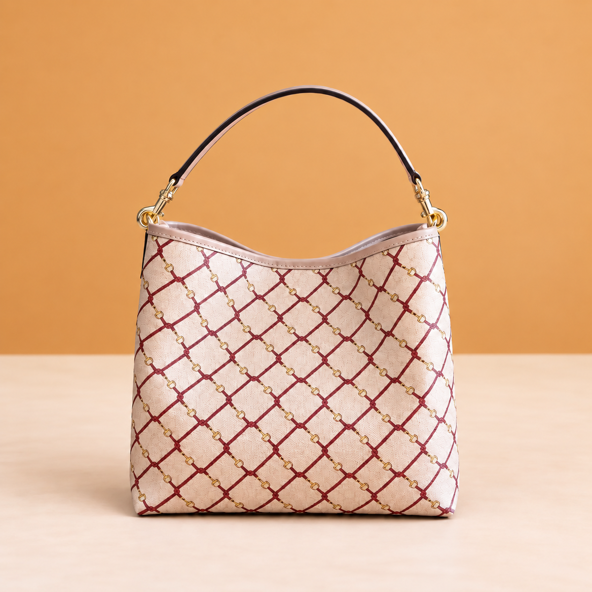 Premium Pink Bucket Bag with Box Dust Bag - 1251