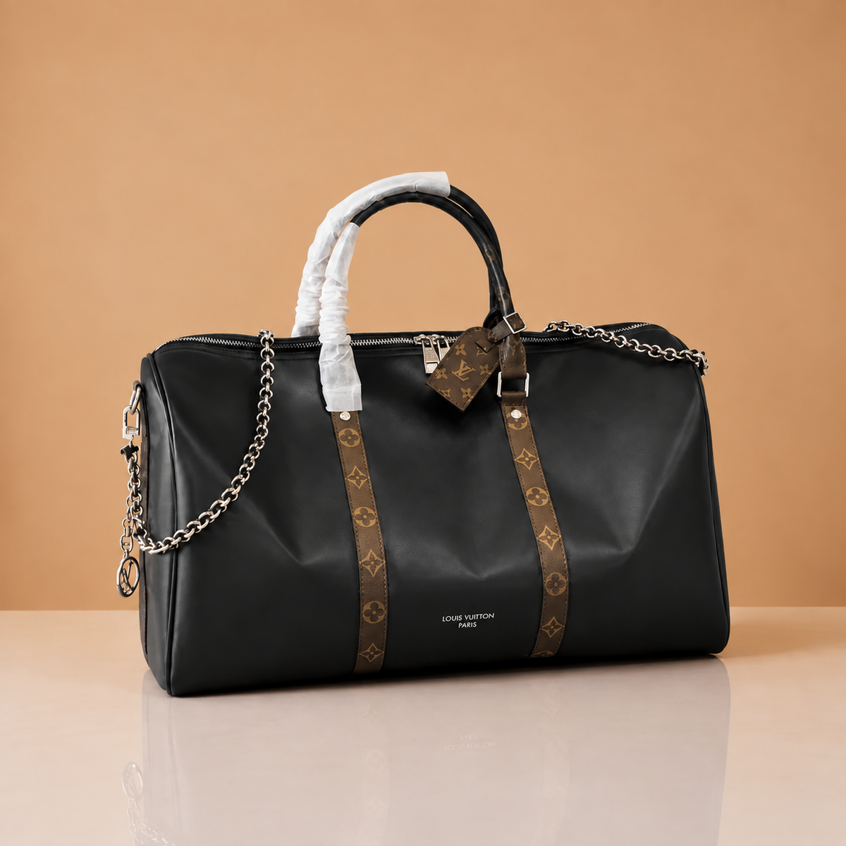 Premium Boslo Black Travel Duffle Bag