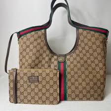 Premium Medium Canvas Hobo Bag with Matching Pouch